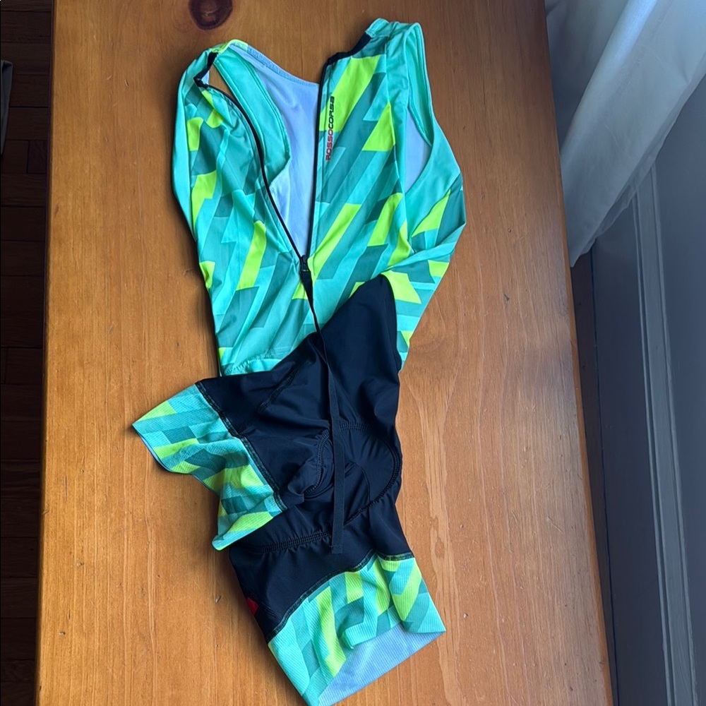 Castelli Rosso Corsa Trisuit/Sleeveless Skinsuit